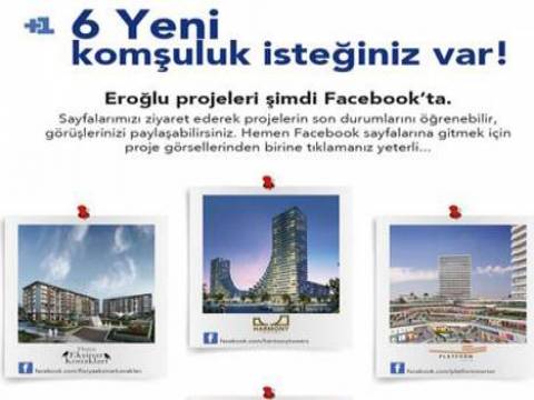  Eroğlu projeleri Facebook'ta!
