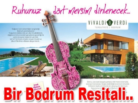  Bodrum Vivaldi Verdi'de 490 bin euroya villa!