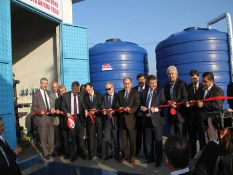  Yunus Emre su artma tesisi hizmete açıldı!