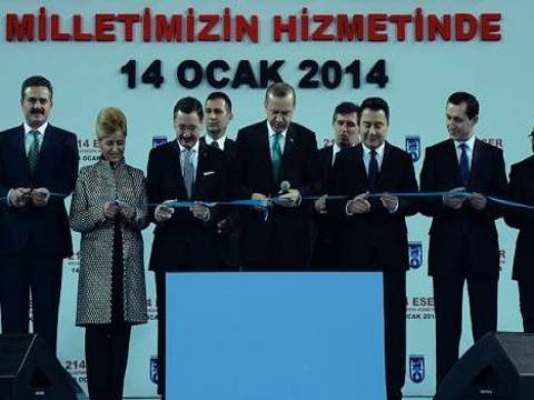Ankara'da 317 milyar değerindeki 214 eserin toplu açılış töreni yapıldı!