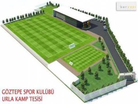  Göztepe Spor Kulübü Urla Kamp Tesisi'ne çim serildi!
