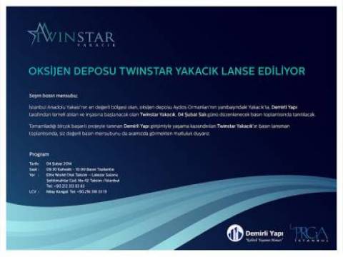  Twinstar Yakacık'ın lansmanı 4 Şubat'ta yapılacak!