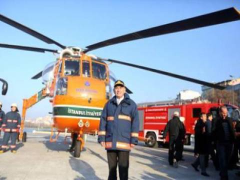  İBB doğal afet ve yangın müdahale helikopterini hizmete aldı!