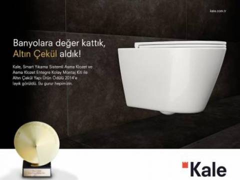  Kale, Türk yapı sektörünün en iyi ürün ödülü Altın Çekül’ü aldı!