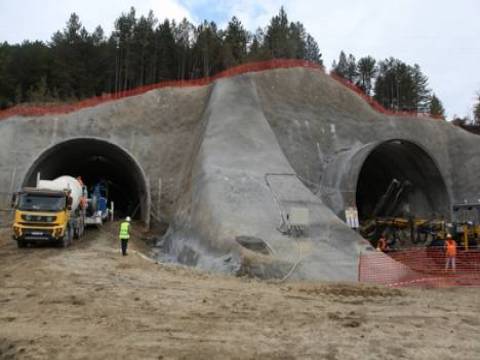  Ilgaz Dağı'nda ki tünel inşaatı tüm hızıyla devam ediyor!
