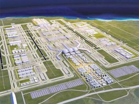 3. havalimanının yolcu kapasitesi 180 milyon olacak!