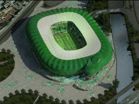  Bursa Timsah Arena Stadı'nın inşaat çalışmaları devam ediyor!