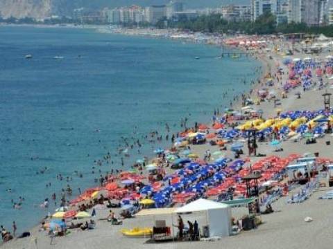  Türkiye'ye gelen yabancı turist sayısı yüzde 13,52 arttı!