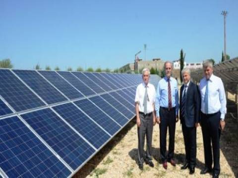 Batı Atıksu Arıtma Tesisi'nde güneş enerjisinden elektrik üretimi başladı!