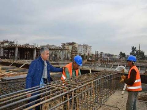 Antalya Manavgat Kültür Merkezi inşaatı hızla devam ediyor!