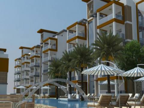 Tatil cennetinde projede yaptı! Yüzme havuzunu...