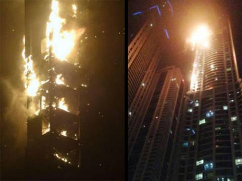  Dubai Torch Tower'da yangın!