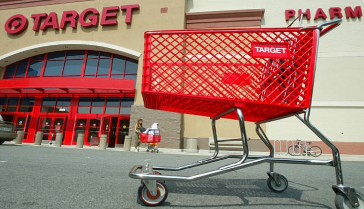 Trash bags and trash cans with private prices only at Target.