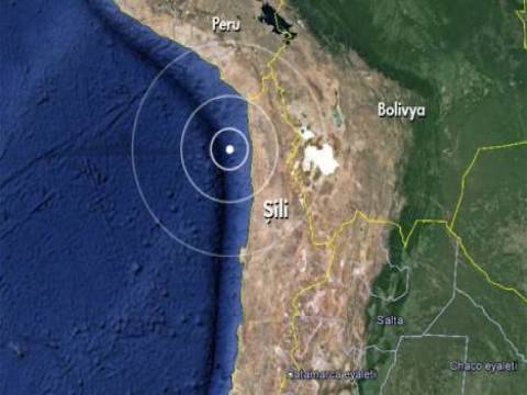  Şili'de 6,7 büyüklüğünde deprem!