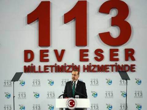  Başbakan Recep Tayyip Erdoğan 113 tesisin açılışını yaptı!
