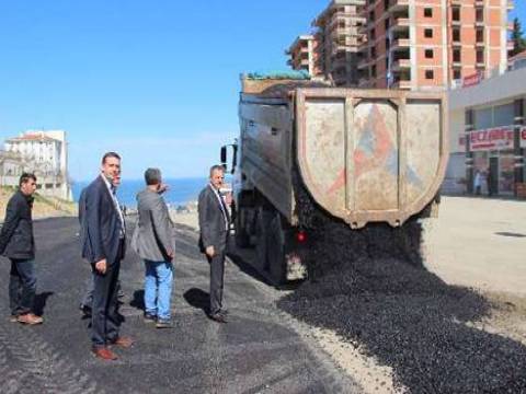  Trabzon Kanuni Eğitim ve Araştırma Hastanesi’nin çevresine asfalt yapılıyor!