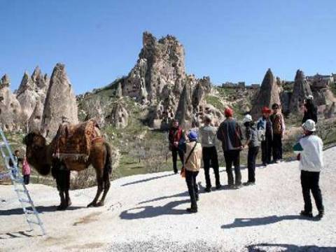  Kapadokya'yı bu yıl 4 ayda 656 bin turist ziyaret etti!