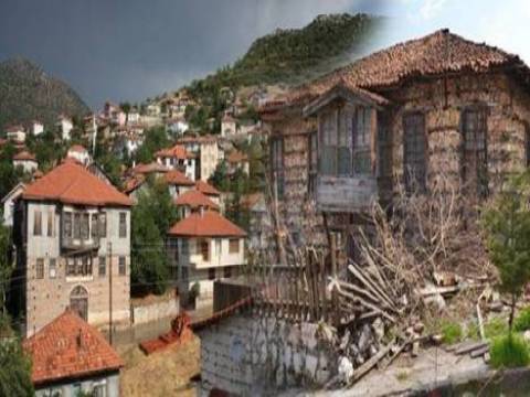  Antalya İbradı'da konak ve düğmeli evlerin restorasyonu için çalışmalar başladı!