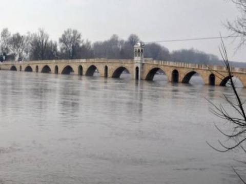 Tunca Nehri'nin debisi arttı!