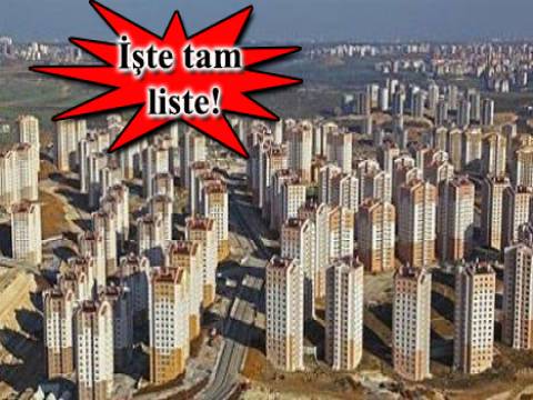 TOKİ Kayaşehir 18. ve 19. Bölge kura sonuçları açıklandı! 