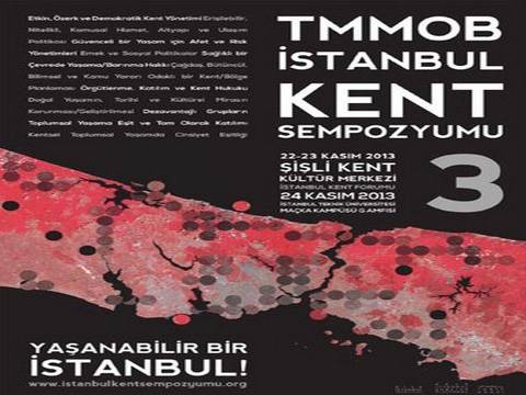  3. İstanbul Kent Sempozyumu 22 Kasım 'da başlayacak!