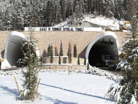 Ilgaz 15 Temmuz İstiklal Tüneli hizmete açıldı! 