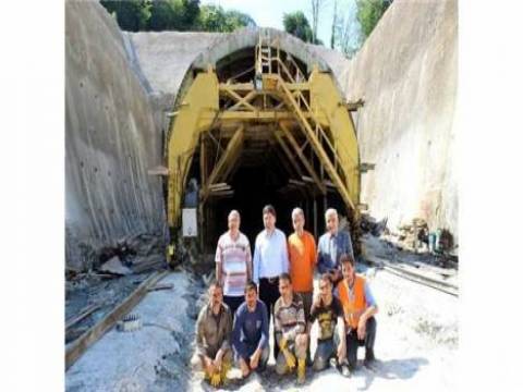 Amasra tünelinin inşaatı sürüyor!