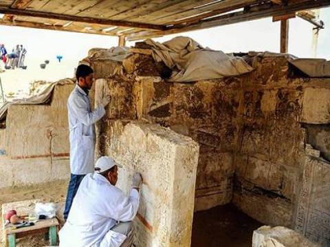 Mısır'da Pah Seir'e ait 3100 yıllık mezar bulundu!