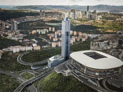 Türk Telekom Arena’nın yanına 250 metrelik kule geliyor! 