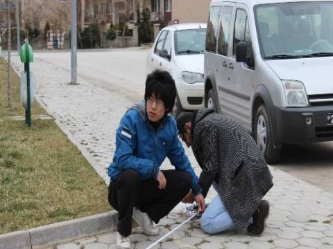  Japon deprem uzmanları Eskişehir'de inceleme yaptı! 