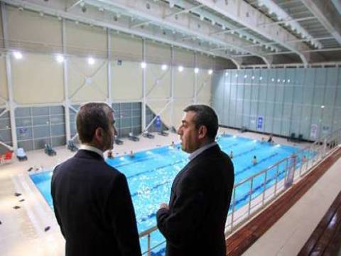 Akkent Spor Köyü Yüzme Havuzu açıldı!