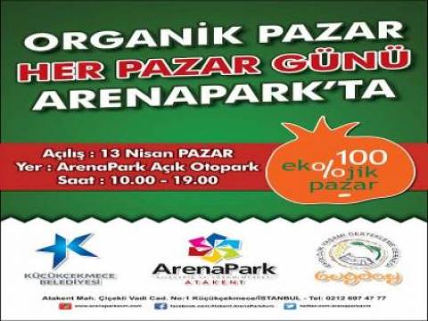  ArenaPark’a organik pazar kuruluyor!
