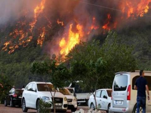 Antalya Adrasan İnceboyu'nda yangın çıktı! 