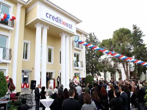  Creditwest Bank 14.şubesini Girne'de açtı!