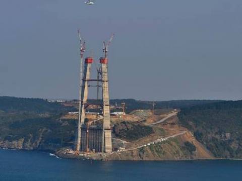 3. Boğaz Köprüsü inşaatı devam ediyor!