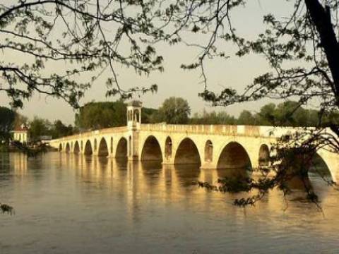  Edirne'nin tarihi köprülerini aydınlatma çalışması başladı!