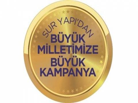  Sur Yapı GYODER konut kampanyasında 120 ay taksit! 
