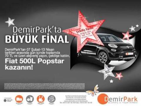 DemirPark Alışveriş ve Yaşam Merkezi'nin 2014 sürprizi finale yaklaşıyor!